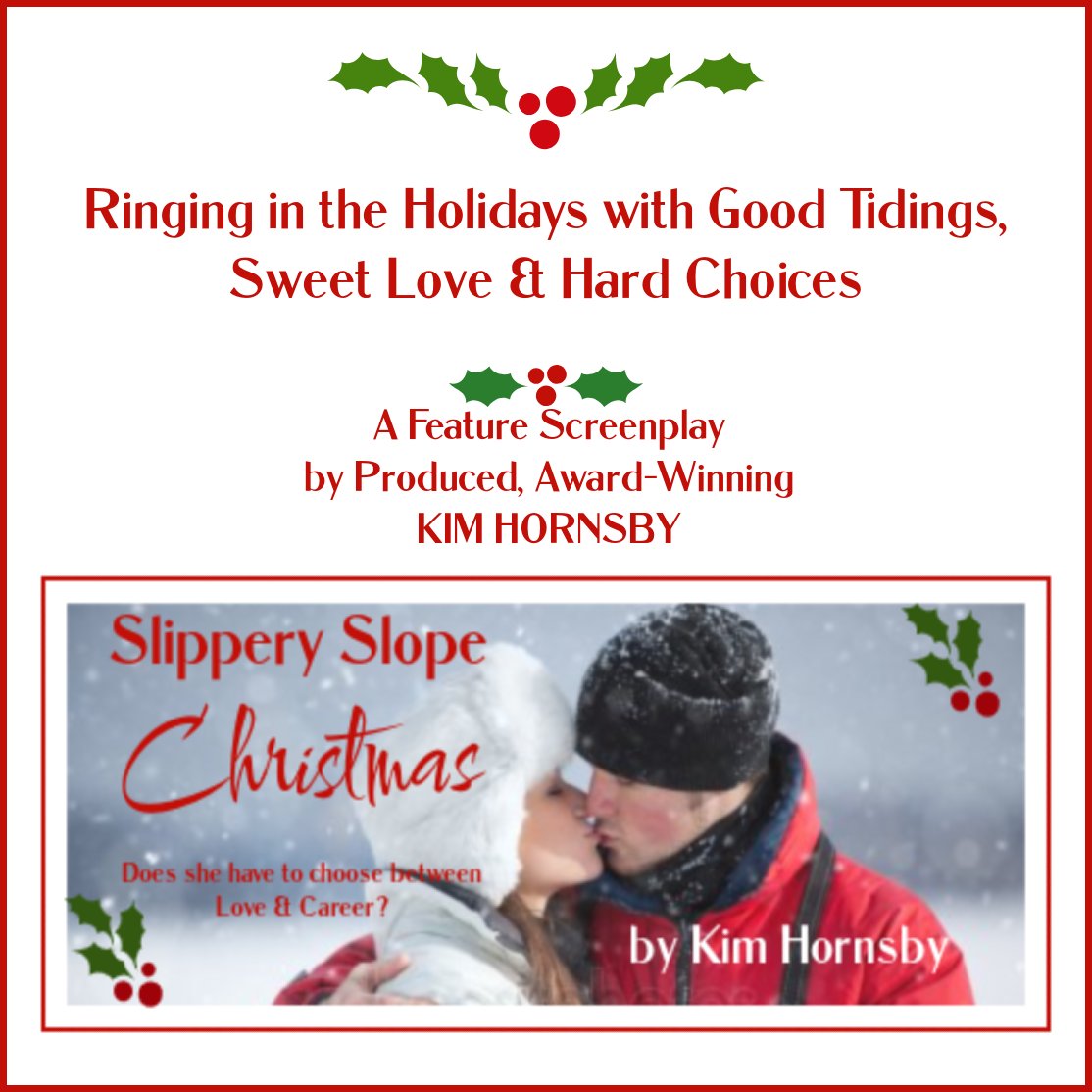 SLIPPERY SLOPE CHRISTMAS

A costume designer on holiday at Xmas must decide between a much needed romance and keeping to her career plan.
#screenpit #Roco 

The Naughty List - One Page, Script, Deck
officialstuntlist.com/thenaughtylist…