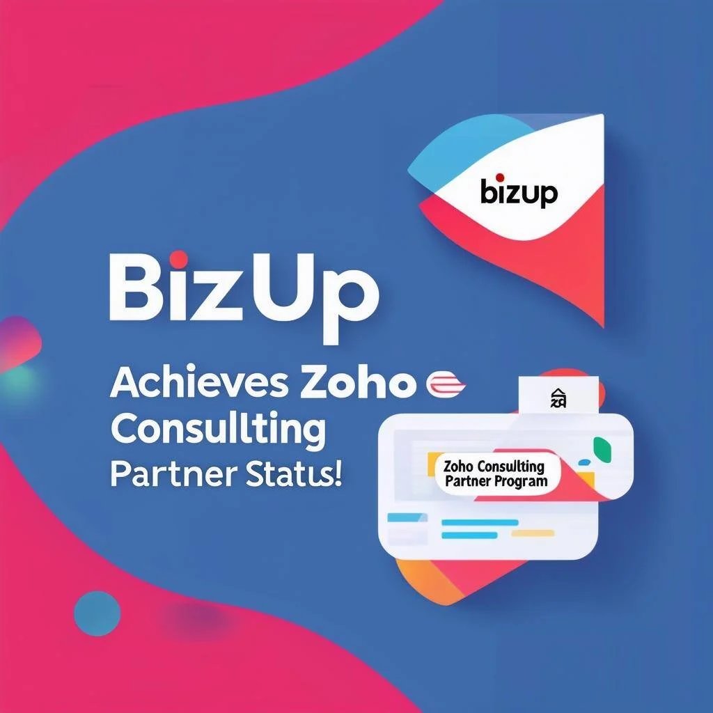 Exciting News! 🎉 BizUp is now an official Zoho Consulting Partner!

We can now offer our clients enterprise-level services, business solutions, and streamlined operations to reduced costs.

Contact us today!

#BizUp #ZohoConsultingPartner #BusinessSolutions #Efficiency #Growth