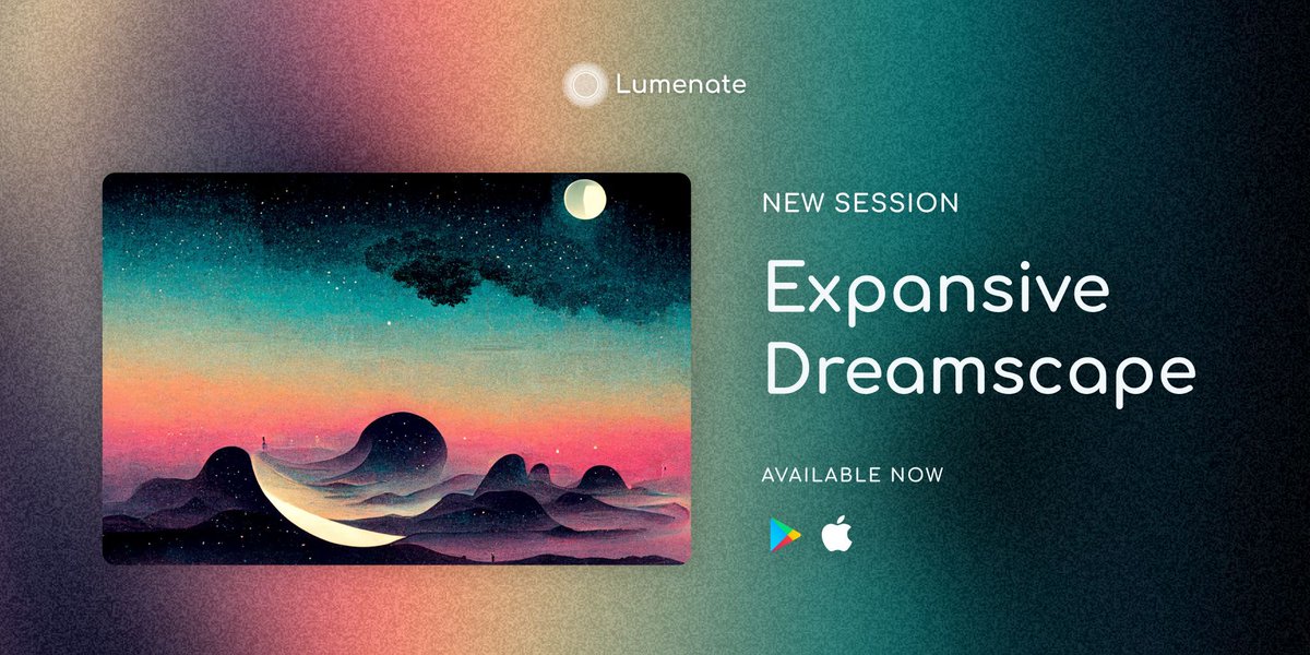 Drift into the expansive realm of dreams with our new sleep session. This unguided session creates the ideal environment for your thoughts to gently float away as you drift towards sleep. Try now: buff.ly/3svBhb5