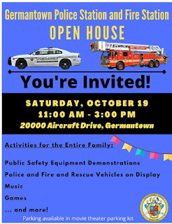 MontgomeryCoMD's tweet photo. 🚨🎉 Get ready for a day of fun &amp; safety! Join us for the Germantown Police &amp; Fire Open House on Sat, Oct. 19 from 11 a.m. - 3 p.m. Explore police &amp; fire vehicles, enjoy safety demos, music, &amp; activities for all ages! 🚨 Don’t miss out—see you there!

https://t.co/5NPGZLGGMh https://t.co/qBFUoyfSm7