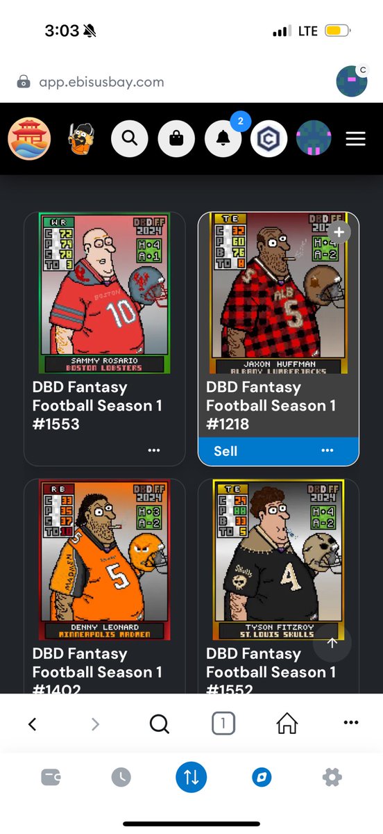 matthew07671935's tweet photo. #DBDFF
#NFGL
#FantasyFootball
@zolape01
Got me a well rounded player!!! During the first phase of the mint! https://t.co/atIbGeWxMh