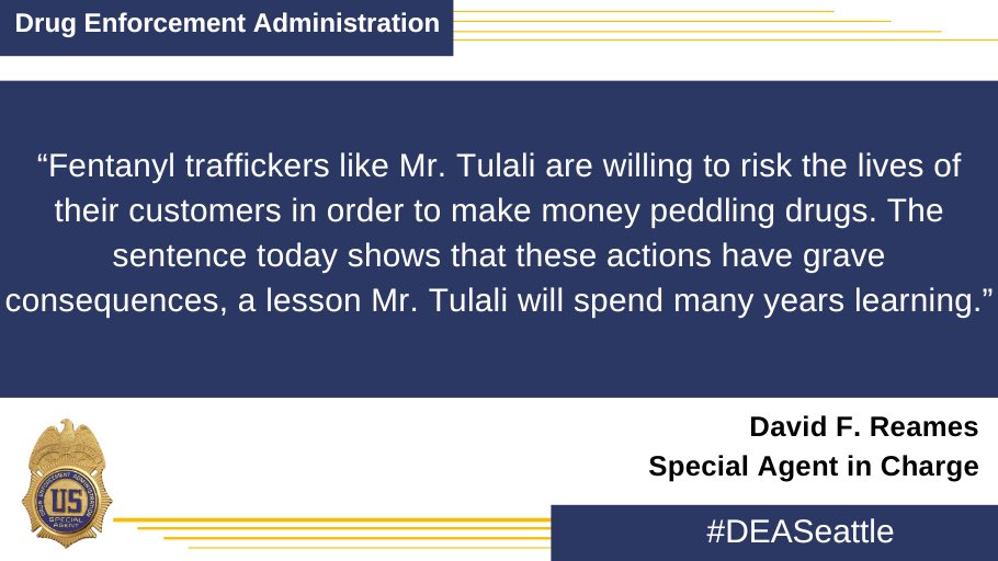 DEASEATTLEDiv's tweet photo. Junior Gafatasi Tulali, 48, was sentenced to life in federal prison for his role in the fentanyl overdose death of a Fairbanks, Alaska man. @USAO_AK @FPD_Police @DEAHQ 
>>https://t.co/biFFnrVIYg https://t.co/55QB0noaHD