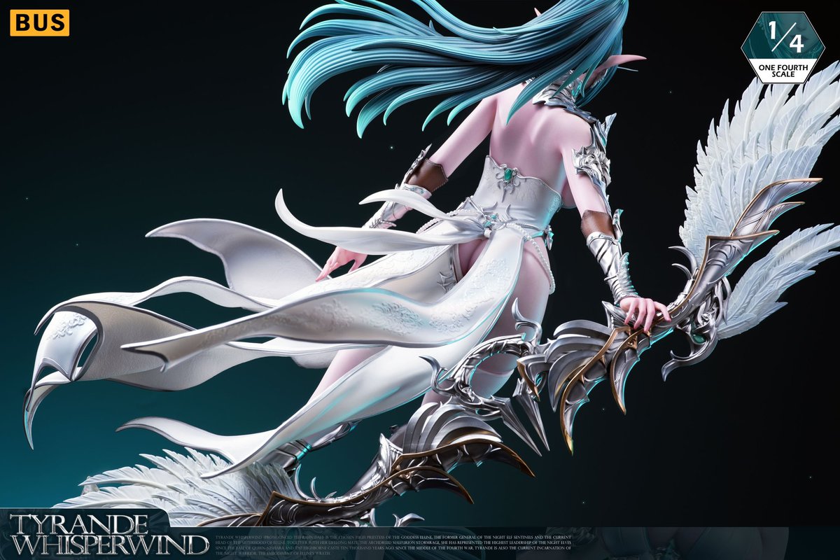 Busworkstudio's tweet image. World of Warcraft Tyrande Whisperwind   
1/4 【BUS STUDIO 】