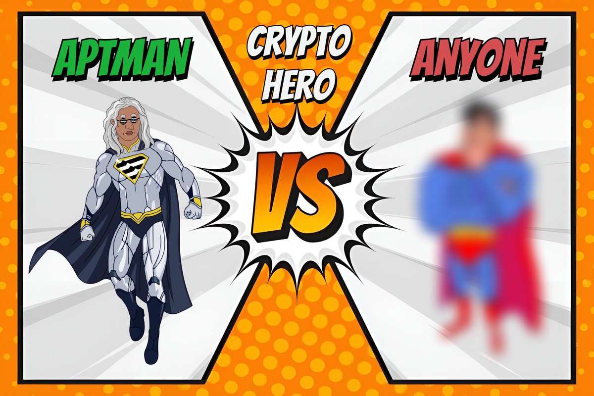 aptosaptman's tweet photo. Are you Aptman ?
Show some love ▪️
#Aptos #Memecoin #AptosCommunity #sui #AptosChain #APTMAN https://t.co/J9yQfTdh3M