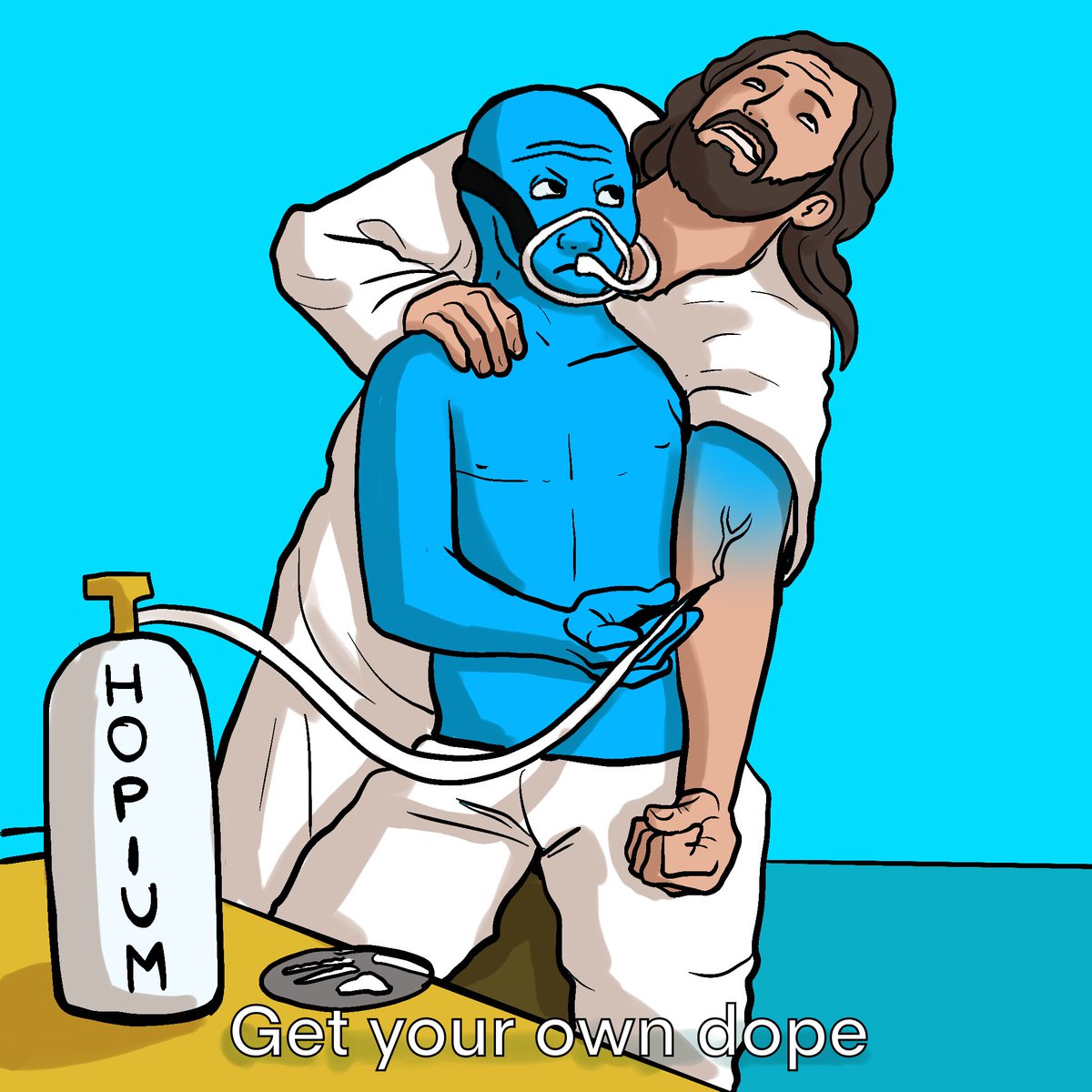 It's a miracle I found $HOPIUM but Jesus get your own hope.