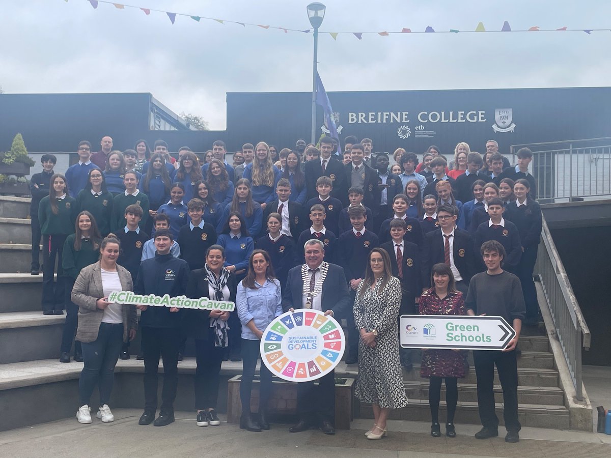 BreifneCollege's tweet photo. As part of #ClimateActionWeek we hosted a Climate Hope Forum to encourage and empower students to act on climate issues in our local area. We were joined by local councillors and Cathaoirleach Cllr TP O’Reilly 
 #ClimateActionCavan
@cavancoco @GreenSchoolsIre @CavMonETB https://t.co/aWfywsqite