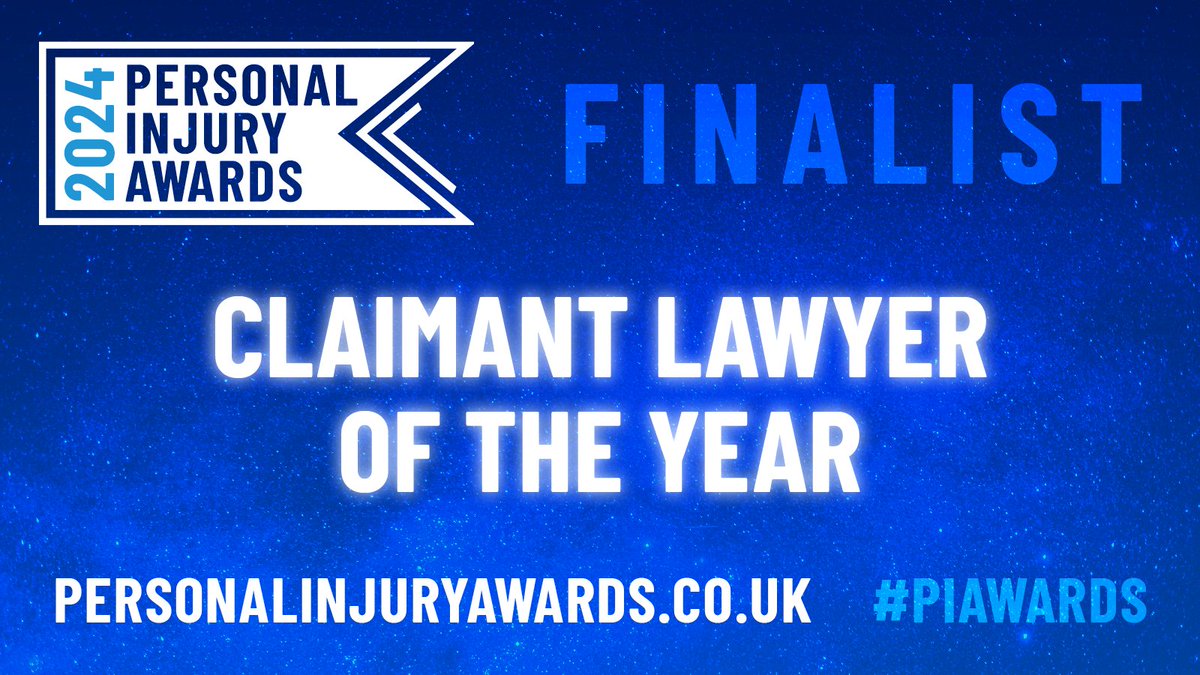 HughJamesLegal's tweet photo. 🎉 We're proud to have been shortlisted in three categories at this year’s Personal Injury Awards:

🔹 Outstanding Achievement of the Year
🔹 Claimant Lawyer of the Year
🔹 Clinical Negligence Team of the Year

Congratulations to all the finalists! https://t.co/r2LkytCtI7