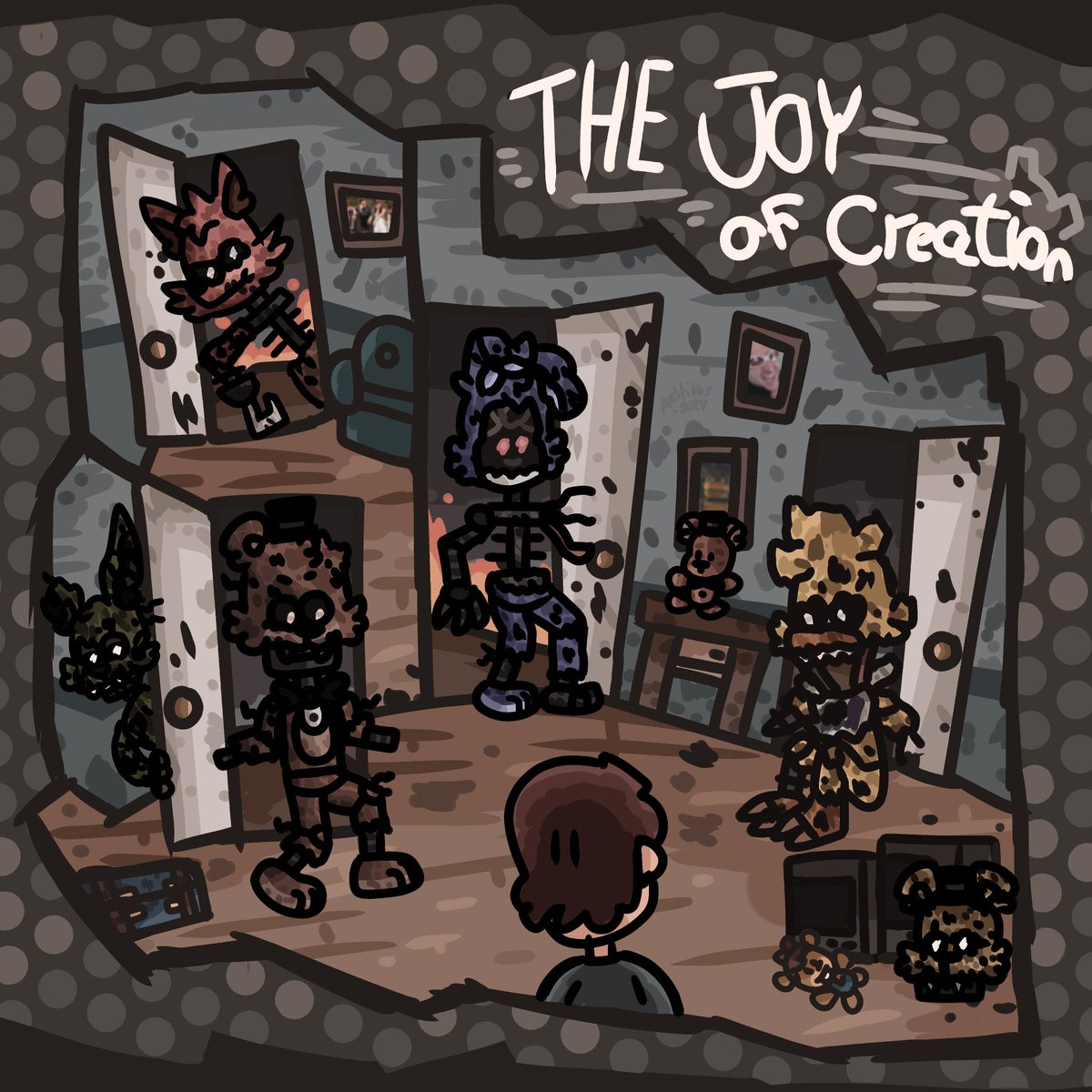 axelfilms22's tweet photo. @OscarChannel1 Yo siento que los fangames de fnaf son demasiado importante para la comunidad y yo quise a portar algo a los fangames por estos fanart realmente fue una increíble experiencia con el fandom es una forma de homenajear estos fangames cómo viejos y cómo nuevos :') https://t.co/grxv13yjlB