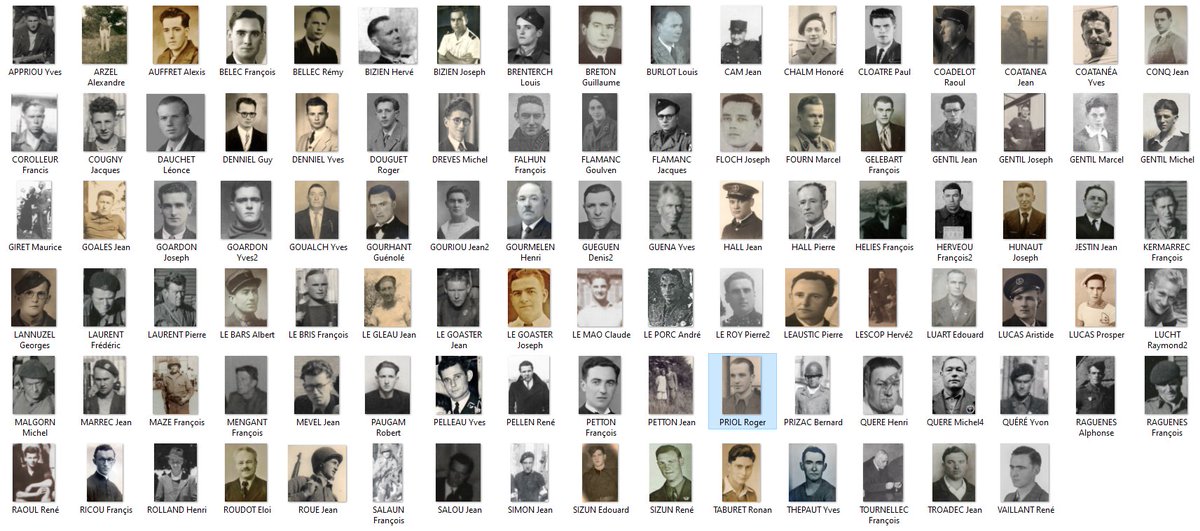 Il y a 11 ans, je débutais les recherches historiques et je ne connaissais qu'un visage des F.F.I de la Compagnie de Saint-Renan, celui de mon grand-père.

Ce soir, ils sont plus de 100. Je me rends compte du chemin parcouru. 

Long, mais tellement enrichissant humainement. Merci