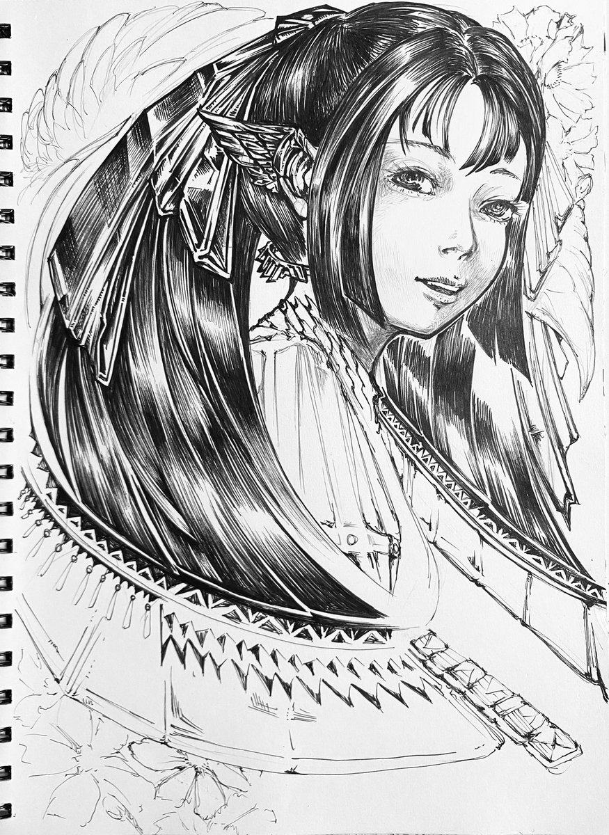 おはようございます。

追記しました。

出勤準備します😅

#イラスト #drawing 