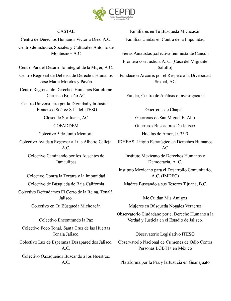 🔴#ComunicadoUrgente 🔴 📢 Rechazamos la aprobación de reformas que crean la Secretaría de Inteligencia y Búsqueda en Jalisco que se llevaron a cabo sin participación de las familias, y exigimos la creación de fiscalías especializadas autónomas🧵👇
