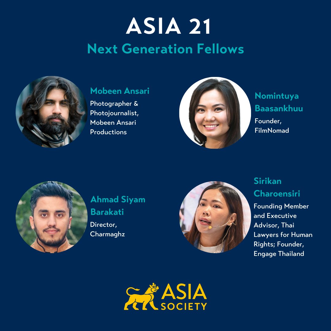 As we look ahead to this year’s #Asia21 annual summit (Dec. 6-8)—now less than two months away—we would like to introduce you to the fellows representing the 2024 Class, and more importantly, who we are finally getting to meet in #Singapore! asiasociety.org/asia-21-next-g…