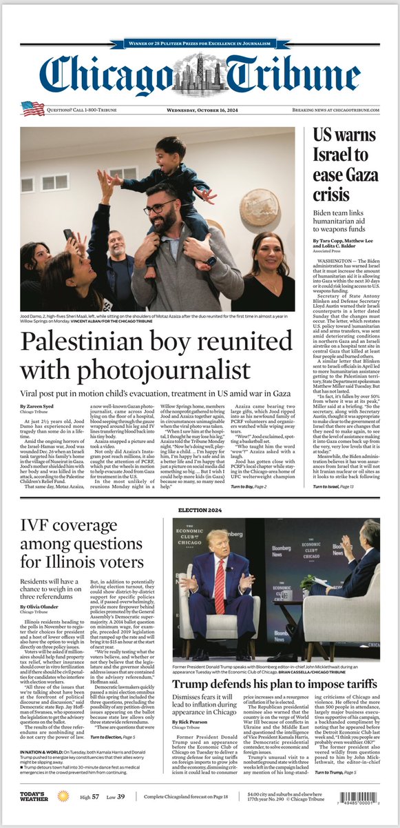 Zareen Syed (@zareensyed) on Twitter photo A very special moment captured beautifully by <a href="/VincentAlban4/">Vincent Alban</a> for our heartwarming front page story about an unlikely reunion. chicagotribune.com/2024/10/16/2-y… A very special moment captured beautifully by <a href="/VincentAlban4/">Vincent Alban</a> for our heartwarming front page story about an unlikely reunion. chicagotribune.com/2024/10/16/2-y…