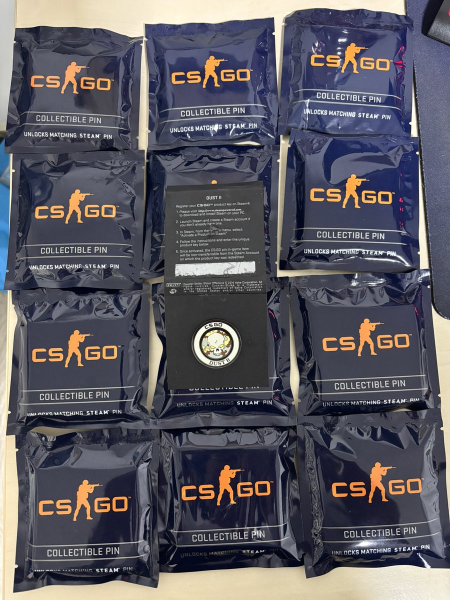🥶Craaaaazy sales post 🥶

12 unopened series 1 packages AND a dust 2 pin

Plenty of other pin codes available and can be seen here: bit.ly/genuine-pricel…

Tag the person you would love to see opening all these packs below 😳

🔃Retweet for a buyer is rewarded!