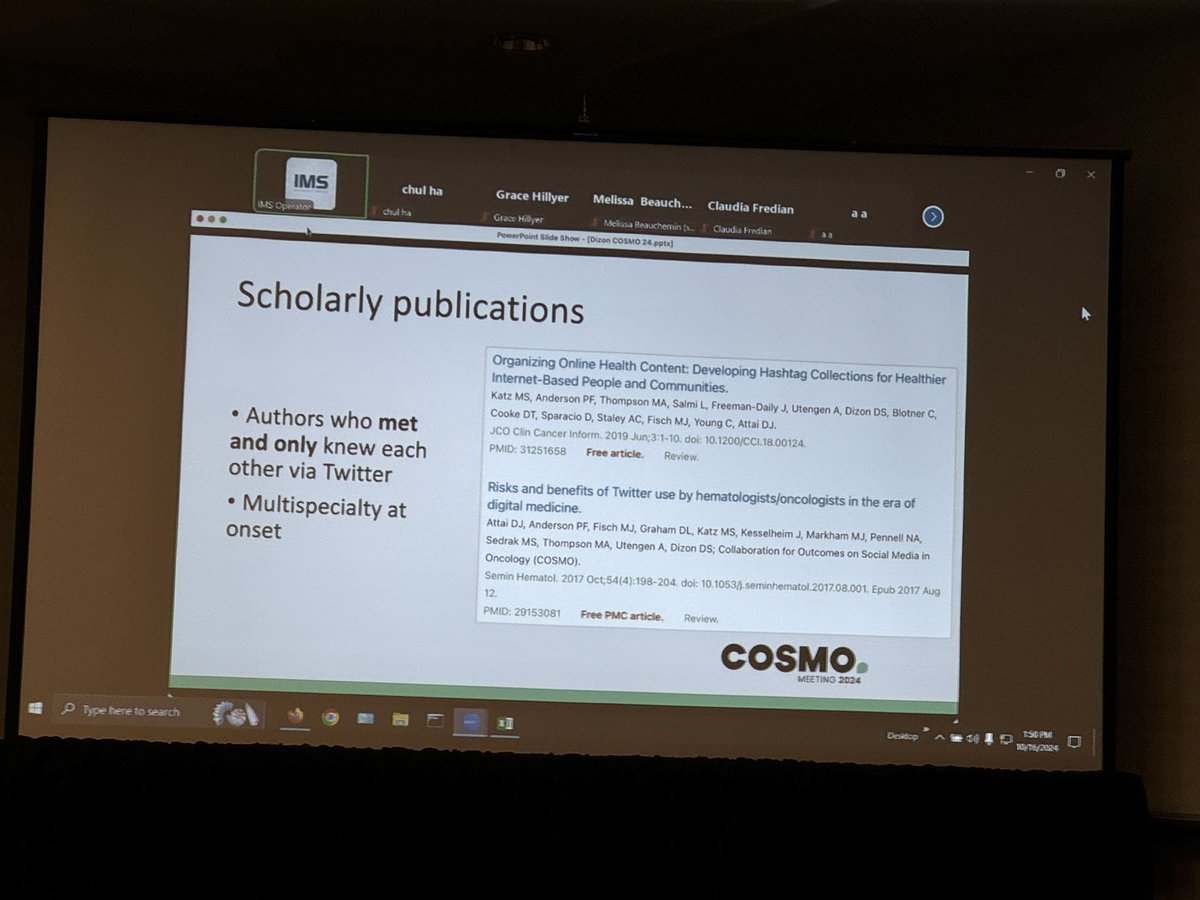 kgunturuMD's tweet image. @drdonsdizon talking about updates from #cosmo past, present and future of social media in oncology @SWOG #swogonc @chemobrainfog @NaglaAKarimMD @marklewismd