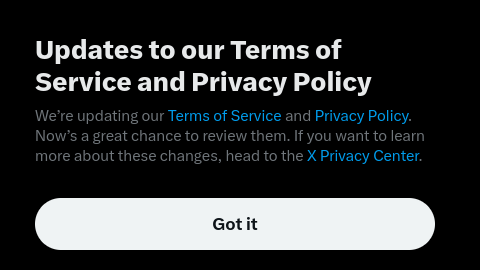 James_inthe_box's tweet photo. PSA:  X will now be using your data to train AI, as well as sharing it with 3rd parties to train their AI:

https://t.co/X38xfhPb0A

Shouldn't really be a surprise though. https://t.co/55XhwrxKPi