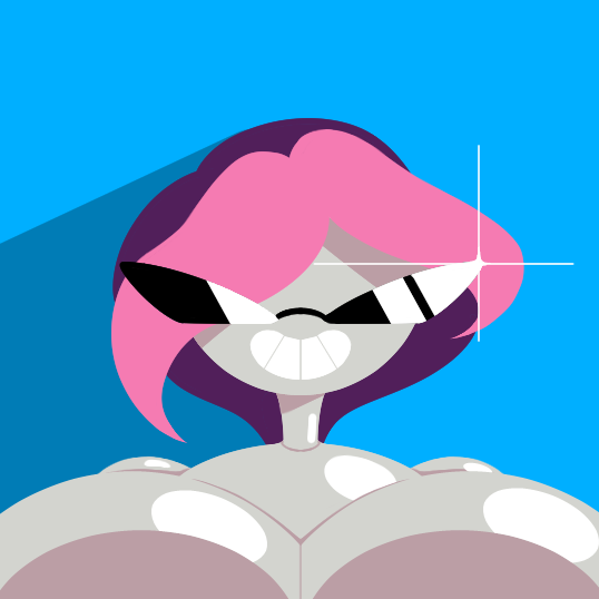 MORE PLUM!!! (Sunny miami version)

Can't believe I didn't post this one!

I was considering on adding more details and shading... But I think I like it more simple like this!