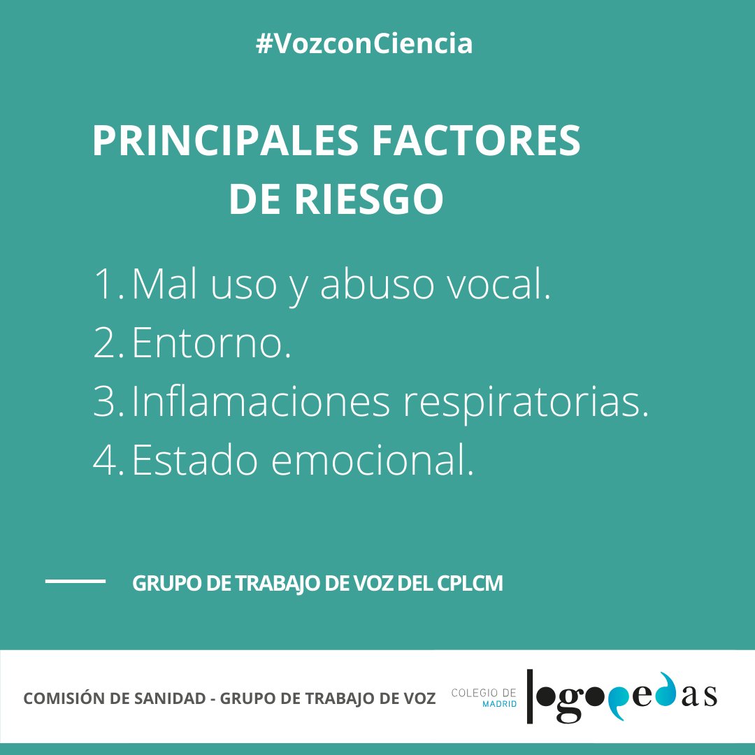 ColeLogoMadrid's tweet image. Pueden surgir por diversas causas como infecciones respiratorias, abuso vocal o incluso factores emocionales. 
#ColegioLogopedasMadrid #CPLCM #Cuidatuvoz
Te contamos más 
🔗i.mtr.cool/ujtxonnqju