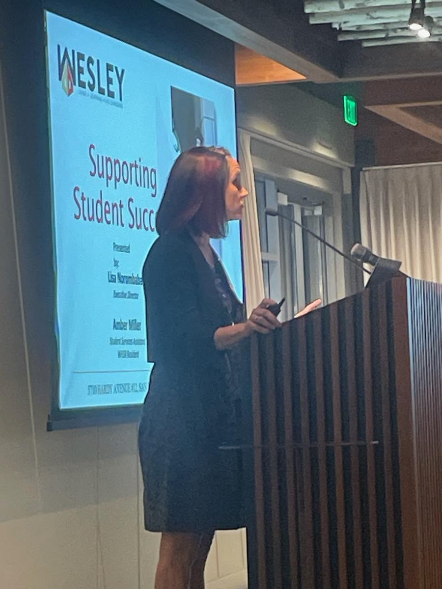 Our team was excited to present today at Life Science Cares San Diego's Impact Breakfast! Our Director, Lisa, and our Student Services Assistant &amp; Wesley House resident, Amber, met so many amazing people! Thank you, LSC!
#partnership #StudentSuccess #LifeSciences #sandiego