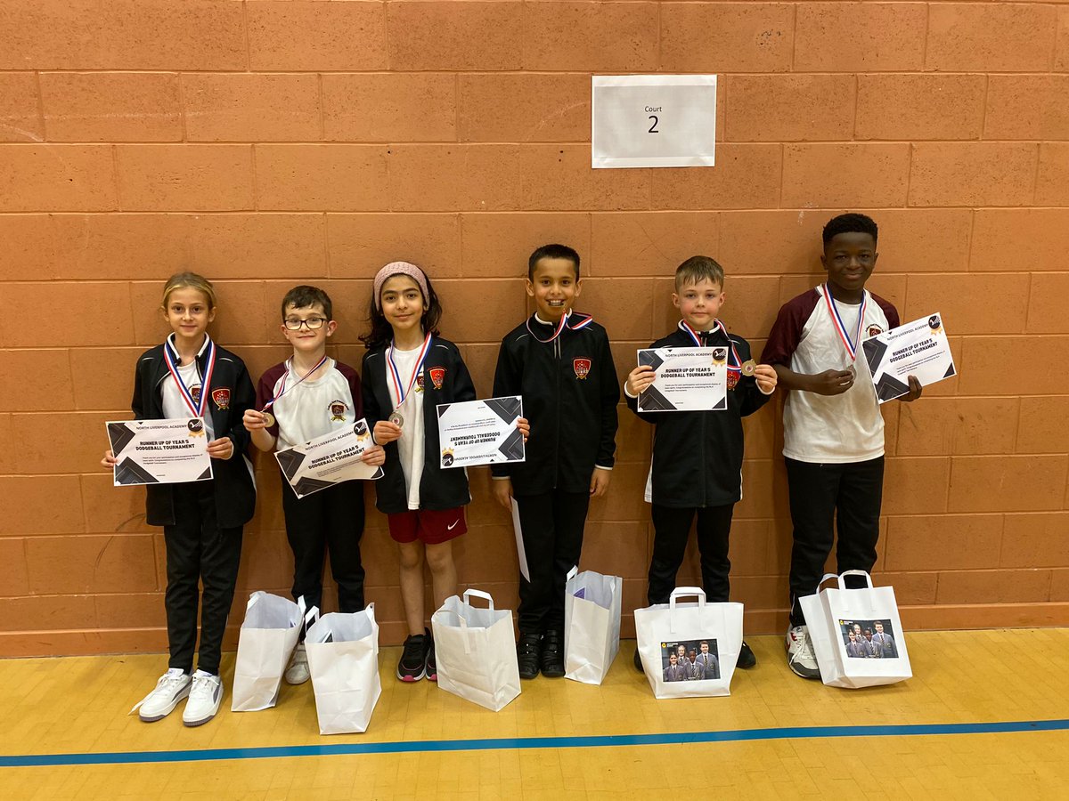AnfieldRoadPE's tweet photo. So proud of these children who went to @NorthLivAcademy today for a dodgeball competition. They showed great teamwork, skill, and most importantly, respect for the other players 👏🏻 @AnfieldPrimary https://t.co/2inN5JlGok