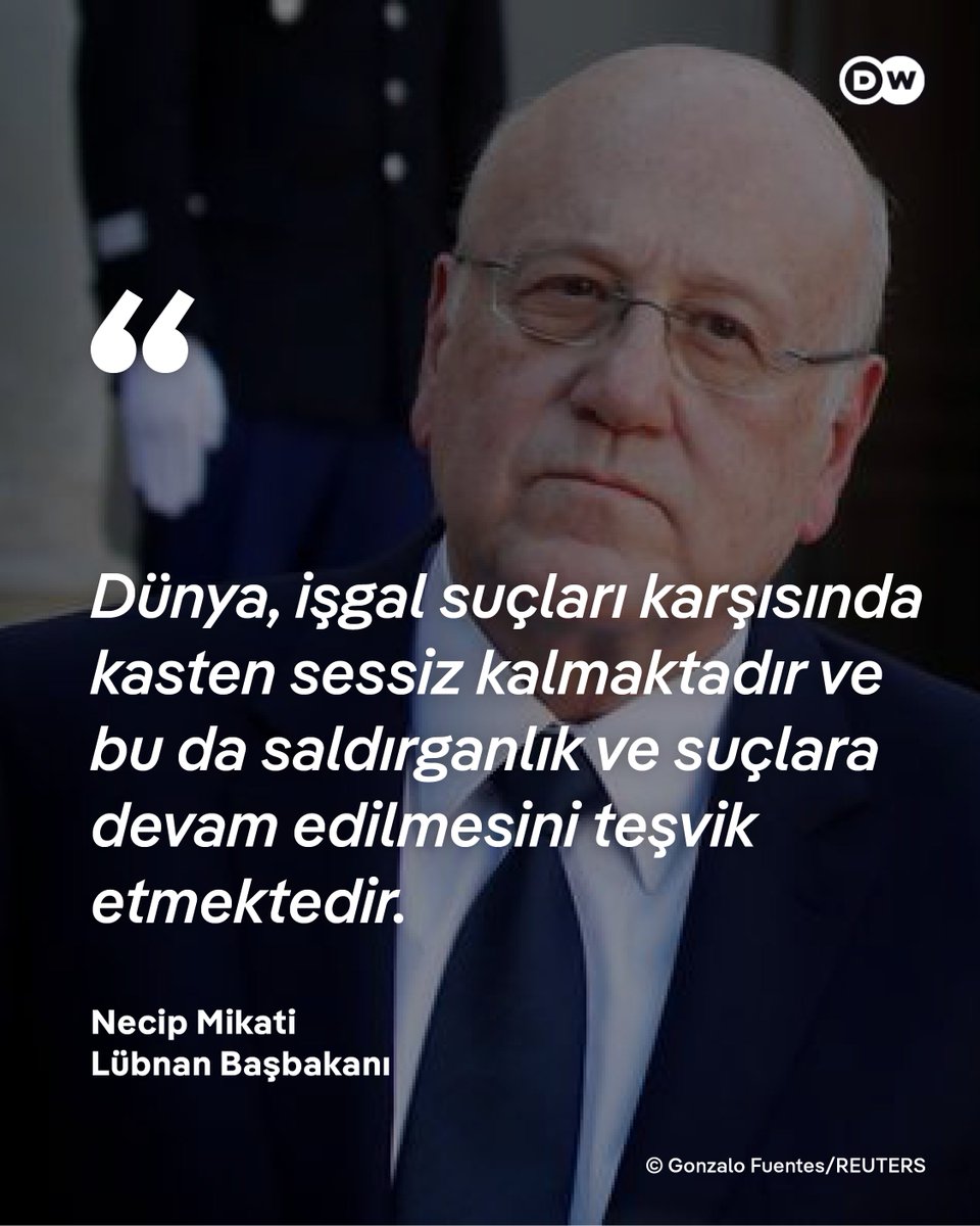 dw_turkce's tweet photo. Lübnan'ın Nebatiye kentinin belediye başkanı Ahmed Halil, İsrail'in düzenlediği hava saldırısında öldürüldü

Lübnan Başbakanı Mikati, dünya ülkelerine "Lübnan halkına karşı yürütülen apaçık bir saldırganlığı caydırmaktan aciz" olma suçlamasını yöneltti

👉https://t.co/aFfHXkHEwF https://t.co/vsPEPZWesq