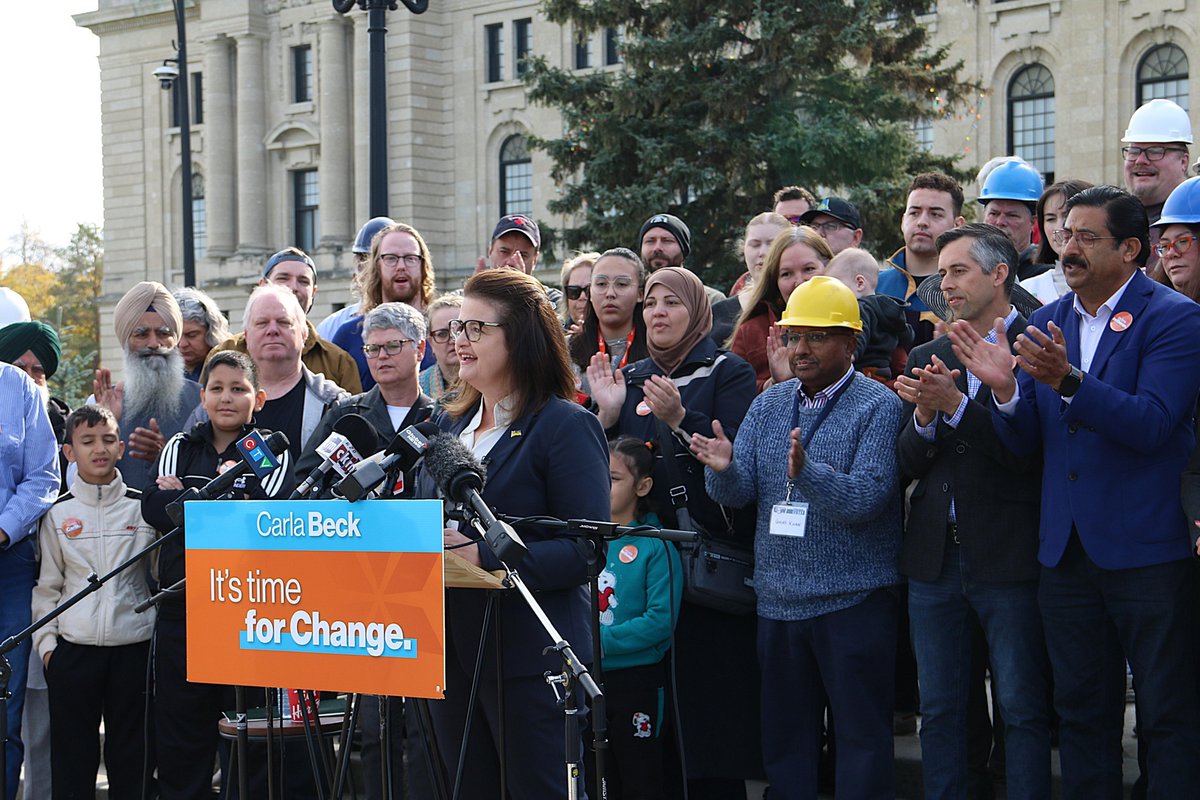 CarlaBeckSK's tweet image. I'm running to be your next Premier of Saskatchewan. I'm asking for your vote to fix healthcare and get Saskatchewan out of last place. It's time for change. #skpoli