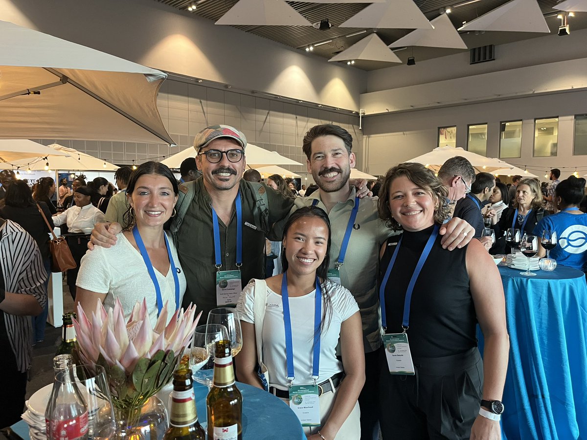 sarahbedolfe's tweet photo. We made it to Cape Town! So happy to be at #IMCC with my awesome @oceana colleagues. Great marine conservation convos already underway and more to come! https://t.co/YR473DSDaM