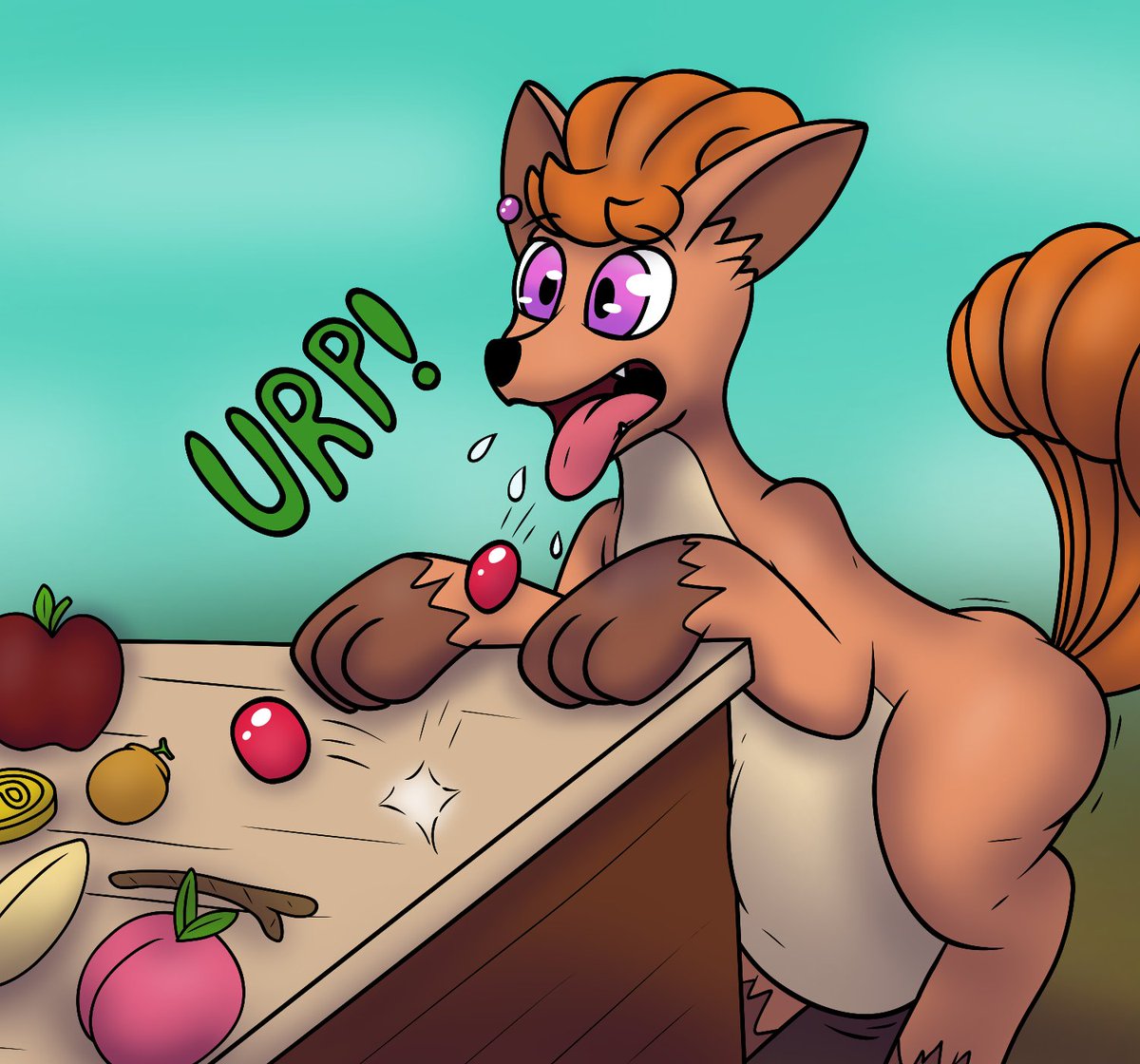 Day 16: Serendipity
“I know I’m a little short. I kinda got distracted and lost some stuff… But I’ll pay you back and-URP!”

“Oh! Umm… How much could I get for that? Eheh…”