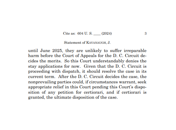bykatiebuehler's tweet photo. BREAKING: The Supreme Court votes 7-1 to allow the @EPA to implement new greenhouse gas emissions standards for power plants, even as several states, companies and industry groups challenge the rule is unlawful.
Justice Thomas dissented &amp; Justice Alito didn't participate #SCOTUS https://t.co/DOSAUxdzZ2