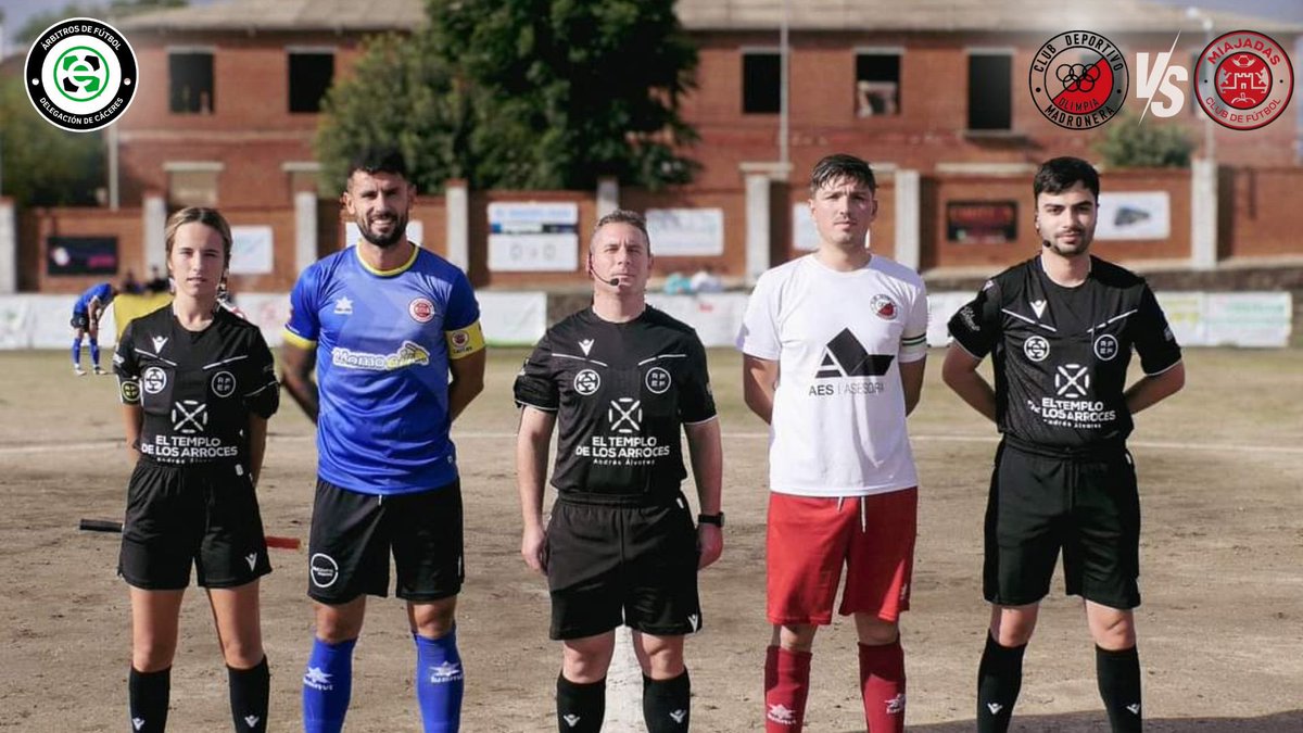 FutbolArbitros's tweet photo. 🏆 #2DivisionExtremeña 

⚽️ @madroñeraOlimpia 🆚 @miajadascf 

⚖️ Árbitros de la delegación de Cáceres

📸 @miajadascf https://t.co/dIV6dmTZ8X