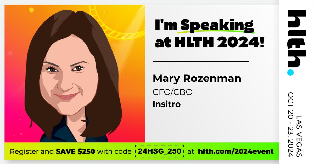 insitro (@insitro) on Twitter photo insitro CFO/CBO, <a href="/mmrozenman/">Mary Rozenman</a>, is going to #HLTH2024 for the “Algorithms & Assays” panel! Mary & other industry experts will chat about how #ML revolutionizes #drugdiscovery, from AI-developed therapies to⚡fast development 🔄. Break it down with us on the Gallery Stage October 22 insitro CFO/CBO, <a href="/mmrozenman/">Mary Rozenman</a>, is going to #HLTH2024 for the “Algorithms & Assays” panel! Mary & other industry experts will chat about how #ML revolutionizes #drugdiscovery, from AI-developed therapies to⚡fast development 🔄. Break it down with us on the Gallery Stage October 22