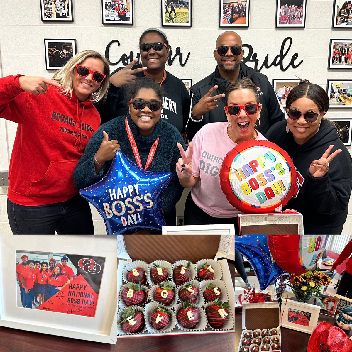 Elicia Eberhart-Bliss, QOHS AP (@qohsap_eb) on Twitter photo Happy National Boss Day to the best of the best @QOHSPrin_Thomas! โญ๏ธ Your light shines so bright that we gotta don the shades, BT! ๐<a href="/QO_APRoss/">Khadijah Ross, QOHS AP</a> @AshAshman_AP <a href="/yarborop2/">Yarborop2</a> <a href="/QOAP_KJ/">Kirsten Jackson</a> <a href="/QOHS_SBASantos/">Santos</a> Happy National Boss Day to the best of the best @QOHSPrin_Thomas! โญ๏ธ Your light shines so bright that we gotta don the shades, BT! ๐<a href="/QO_APRoss/">Khadijah Ross, QOHS AP</a> @AshAshman_AP <a href="/yarborop2/">Yarborop2</a> <a href="/QOAP_KJ/">Kirsten Jackson</a> <a href="/QOHS_SBASantos/">Santos</a>