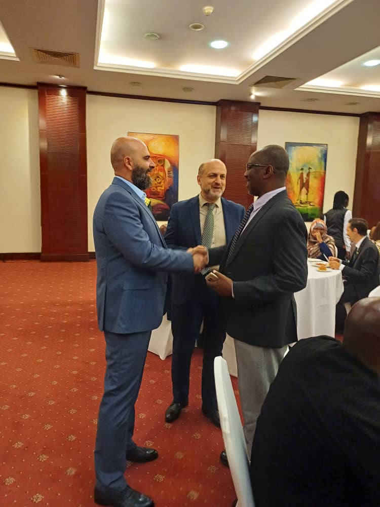 LebConsulateUg's tweet photo. The Honorary Consul @yasserahmedUG  attended the @UgandaMFA   Diplomatic Corps breakfast briefing by the Minister of Foreign Affairs @GenJejeOdongo  where he talked about Uganda’s history and the basis of Uganda’s diplomatic engagements.@Tybisa @okelloryem https://t.co/C6irTwPXe3
