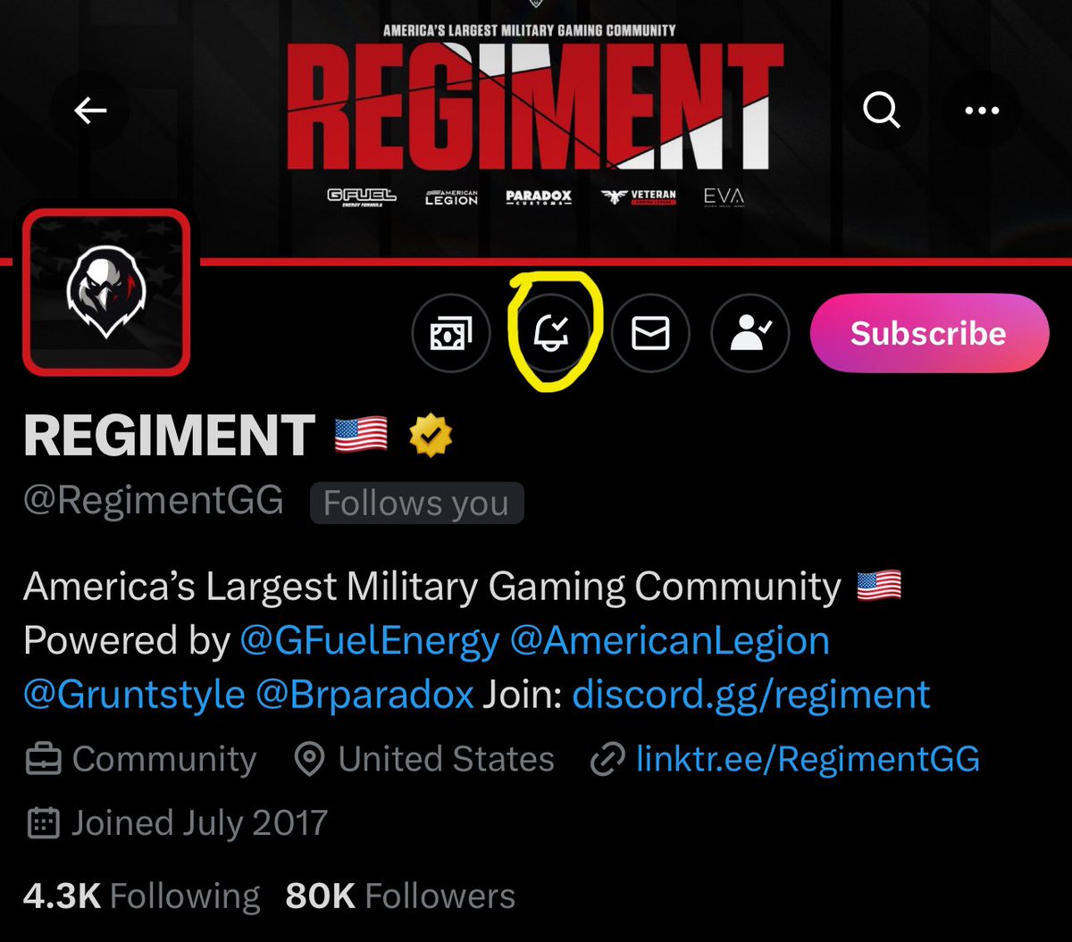 REGIMENT 🇺🇸 tweet media