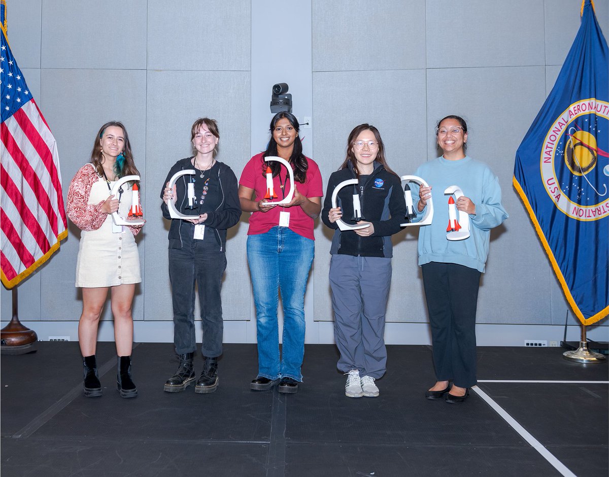 NASAInterns's tweet photo. That’s a wrap! 🏆

Our annual @SpaceApps challenge concluded earlier this month and a team of our very own @NASAGlenn #NASAInterns won first place.

Learn more about other @NASASTEM opportunities: https://t.co/RPKjfOlHlm https://t.co/FX0MSnI3kn