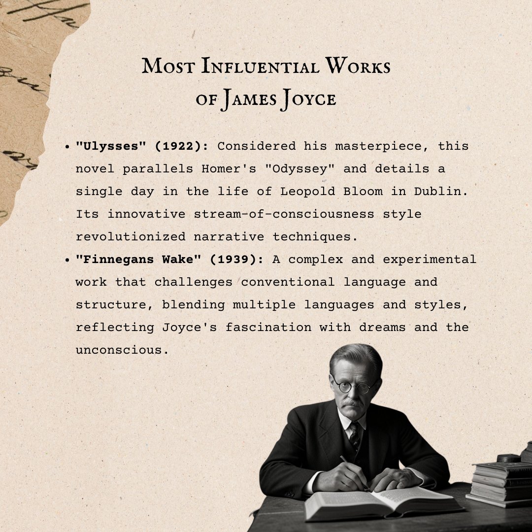 PoemAnalysis's tweet image. Was it his tumultuous relationship with his homeland, the shadows of his past, or something more elusive?

PoetSpotlight #LiteraryInfluence #IdentityExploration #FinnegansWake