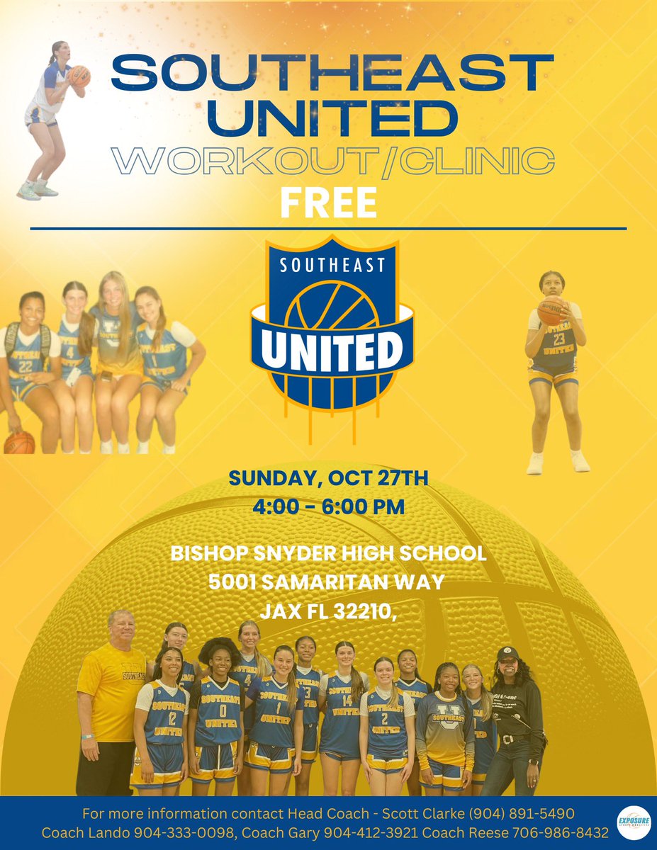 Scott Clarke (@sc2222222) on Twitter photo Having a Free Workout for Southeast United girls and any girls interested or want to get a workout in before Tryouts <a href="/PGHFlorida/">Prep Girls Hoops Florida</a> <a href="/KeithLavonHunt1/">Keith Catfish Hunter</a> <a href="/InsiderExposure/">InsiderExposure</a> <a href="/Repsonreps__/">RepsOnReps ™️</a> Having a Free Workout for Southeast United girls and any girls interested or want to get a workout in before Tryouts <a href="/PGHFlorida/">Prep Girls Hoops Florida</a> <a href="/KeithLavonHunt1/">Keith Catfish Hunter</a> <a href="/InsiderExposure/">InsiderExposure</a> <a href="/Repsonreps__/">RepsOnReps ™️</a>