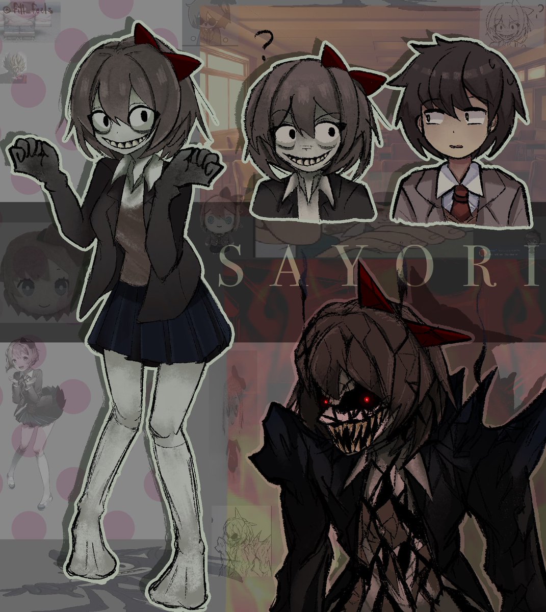 uhhh… looking normal today, Sayori!