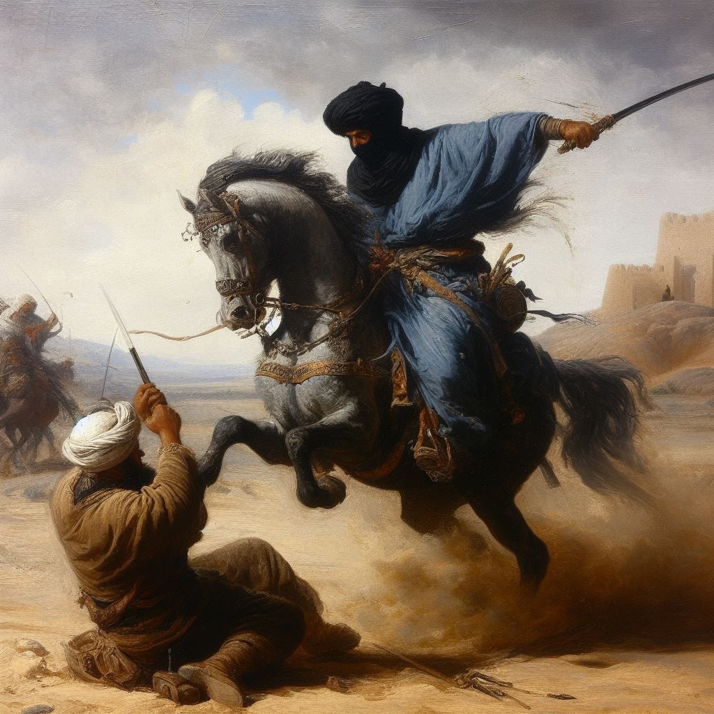 لاحظ أحد الملوك أن جنديا مملوء غيرة وشجاعة، 
في كل معركة يختار أكثر المناطق خطورة ليذهب بكل شجاعة ويحارب بكل قوة .. 
كانت تصرفاته تلهب زملاءه ورؤسائُه بالجهاد الجاد بلا رخاوة، وراء كل نصرة يحققونها.

أُعجب الملك بالجندي فاستدعاه وشكره علي شجاعته،