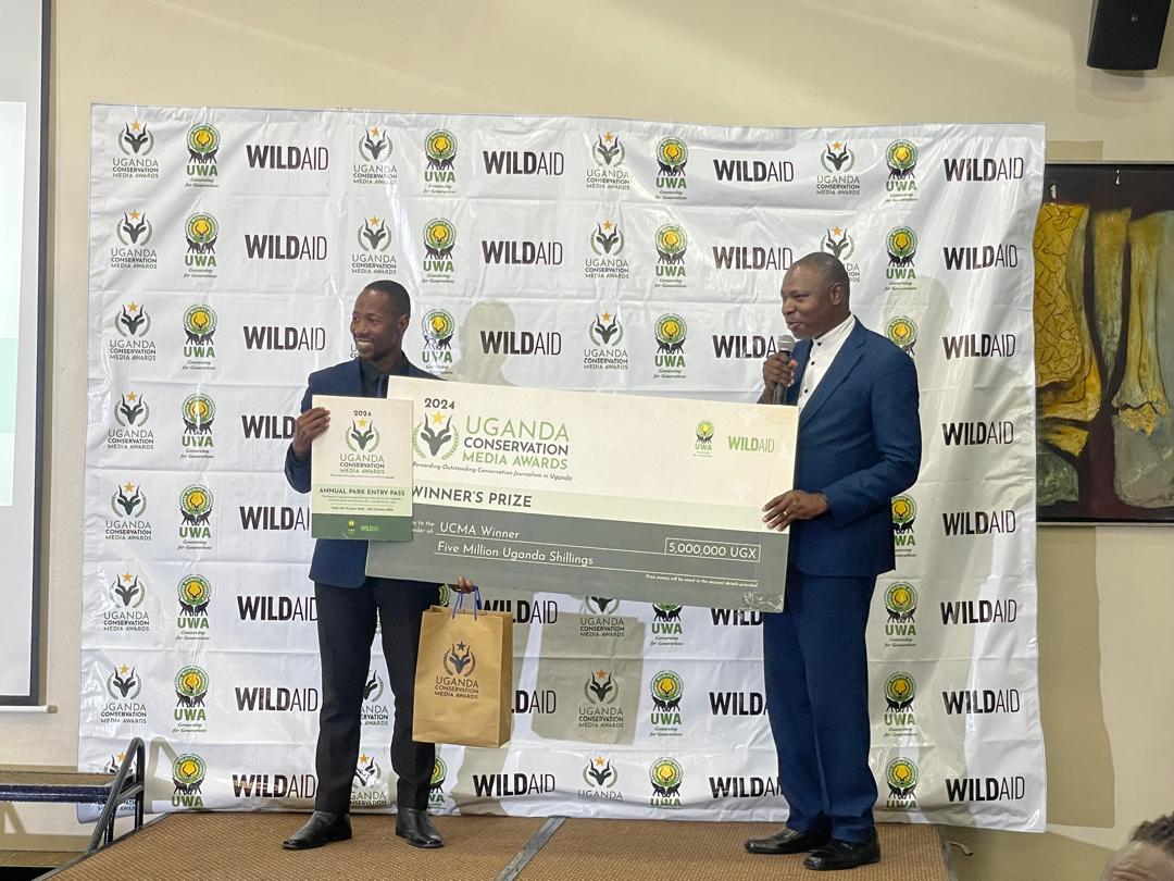 JumbeBenjamin's tweet photo. Jesus did it again!!!
Another one bagged!!!
#Exceedinglyblessed
#UWAconservationmediaawards
@ugwildlife @WildAid @ntvuganda @933kfm @GKamasanyu @DailyMonitor https://t.co/yPKR7ioNPA