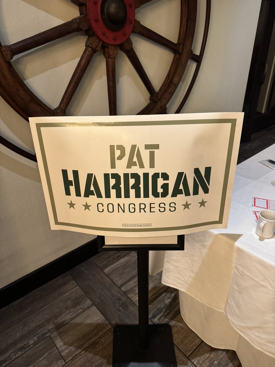 Had a pleasure to connect with an old friend and current candidate for Congress <a href="/PatHarriganNC/">Pat Harrigan</a> My father and I attended his fundraiser in San Diego, CA and both left inspired and hopeful for the future. Let’s go Pat!