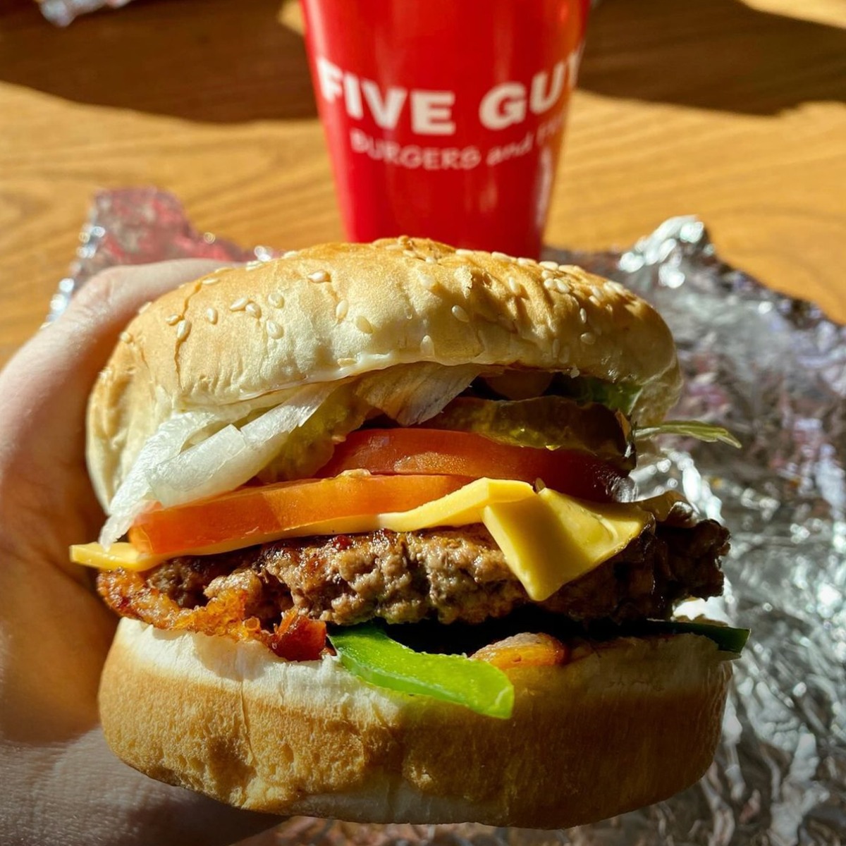 You made it to the middle of the week, so now it’s time to celebrate at Five Guys 🍔