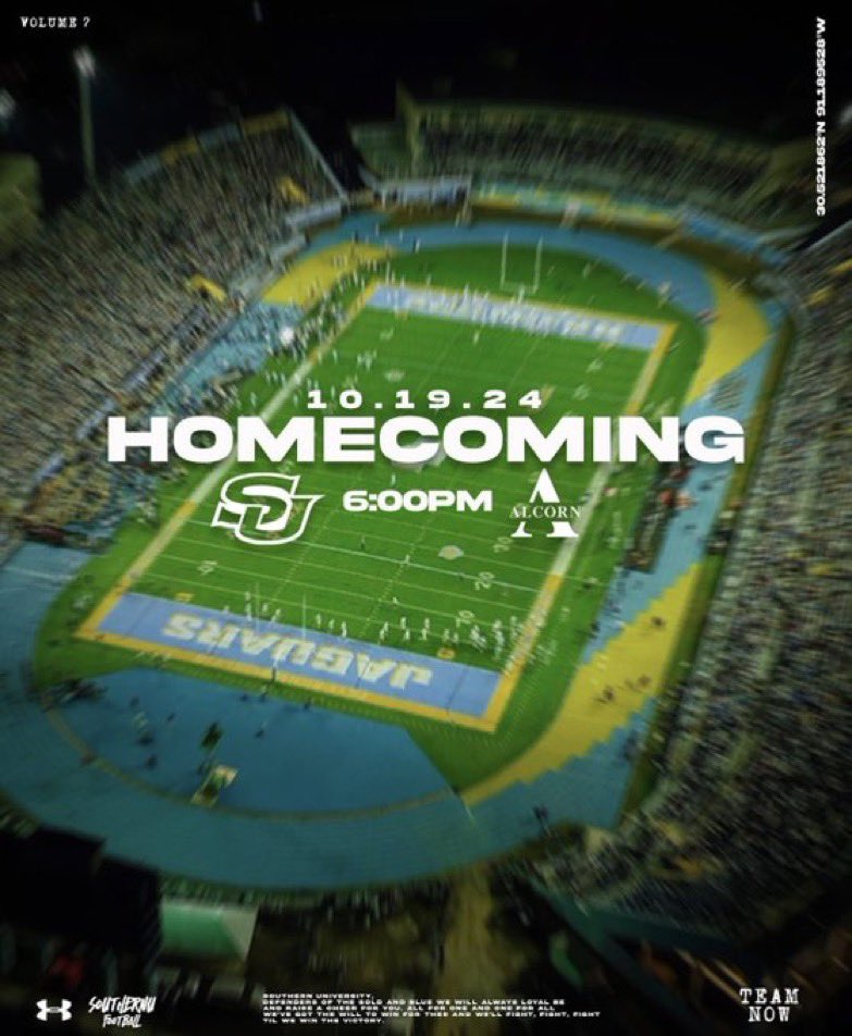Grateful to have been invited to attend the <a href="/GeauxJags/">Southern University Football</a> homecoming game on Saturday! 

<a href="/MurphyNash3/">Murphy Nash III</a> <a href="/_ZHSFootball/">Zachary High Football</a> <a href="/CoachHCrowder/">Hunter Crowder</a> <a href="/TrinityKicking/">Trinity Kicking</a> <a href="/LASpecialTeams/">Louisiana Special Teams</a> 

#GoJAGS🩵💛 | #R2D | #TheStandard | #SpecialOPS |