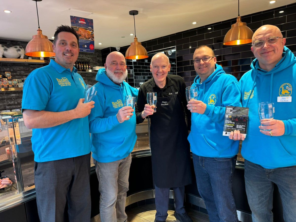 We are proud to be sponsoring the 20th <a href="/RainhillBeer/">Rainhill Beer Festival</a>  which runs from 17th to 19th October which is organised by the <a href="/RainhillRotary/">RainhillRotary</a>