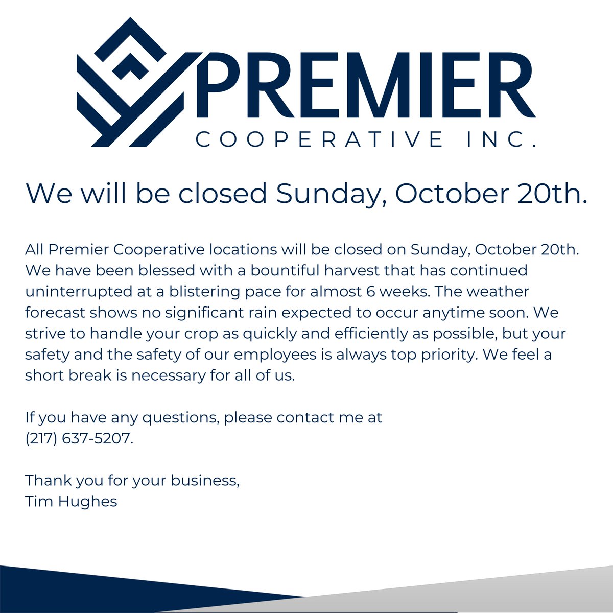 Premier Cooperative Inc. tweet media