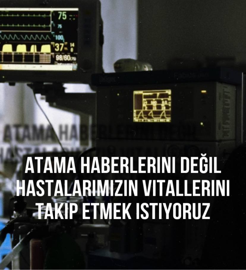 anestezistmi's tweet photo. Ne demek atanamamak 
#DünyaAnesteziGünü https://t.co/l0zVAPz6ne