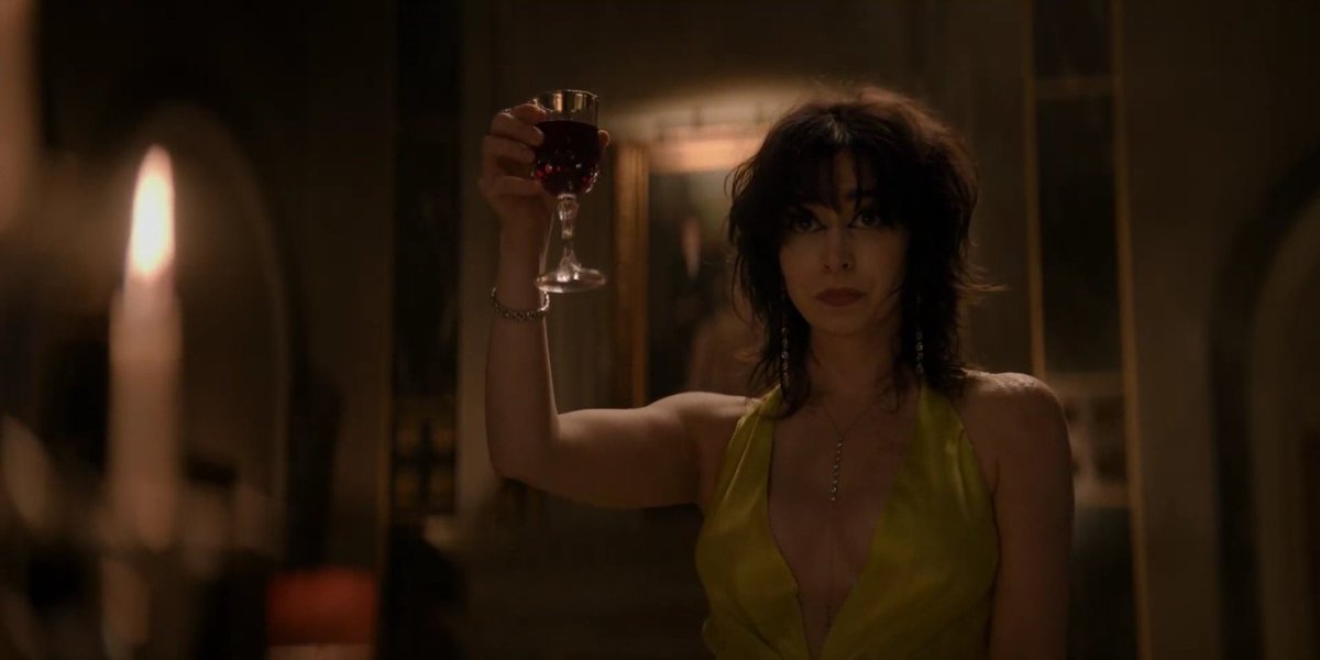 Cristin Milioti as Sofia Falcone in The Penguin, 2024.