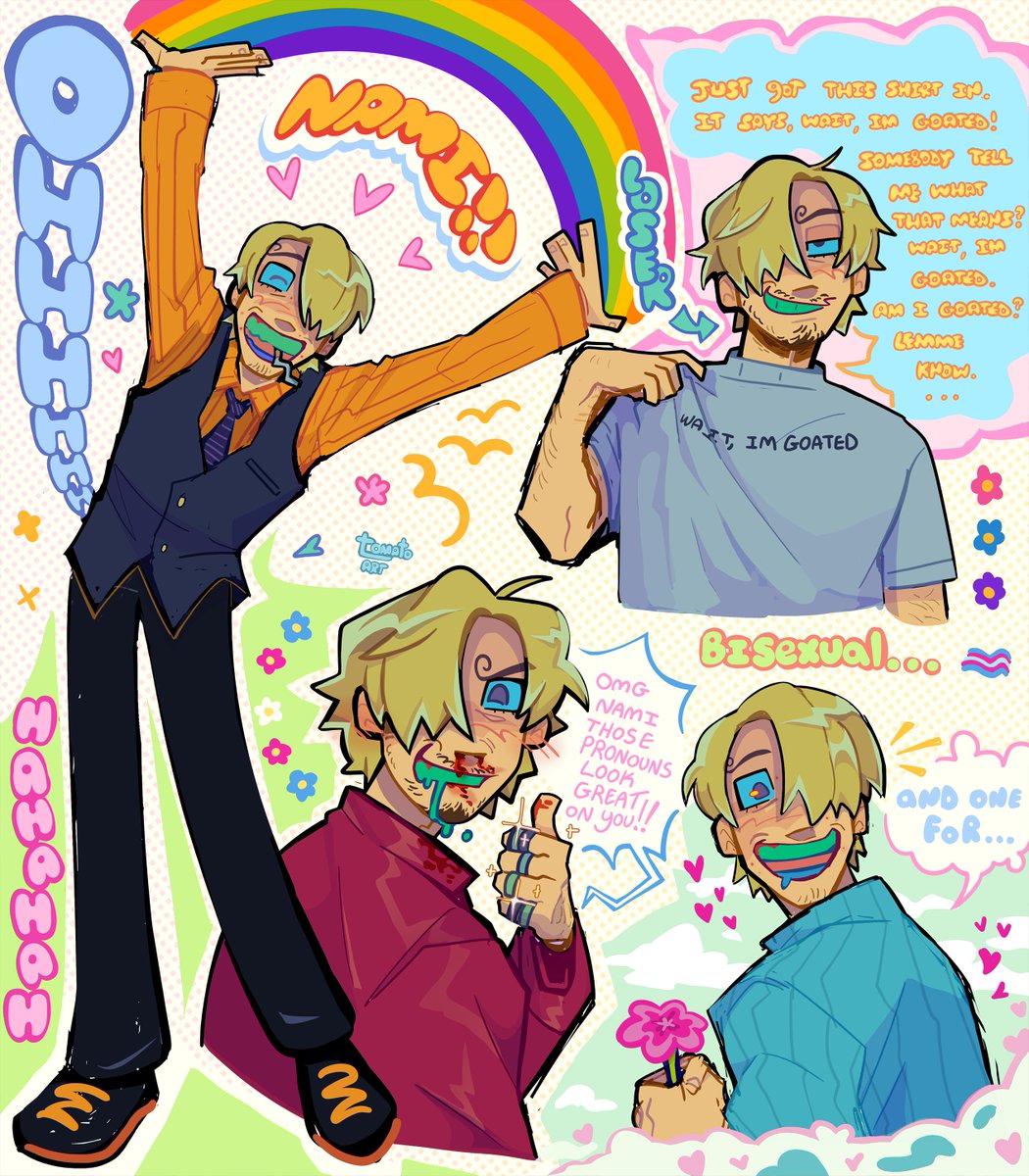 tomaarto's tweet image. the piss-er off-er #ONEPIECE #sanji
