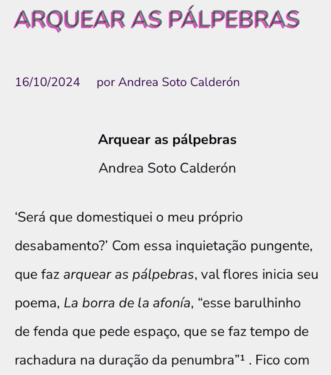 novo texto, nuevo texto de <a href="/andreasotocal/">Andrea Soto Calderón</a> 
feminismossulsur.n-1edicoes.org/arquear-as-pal…