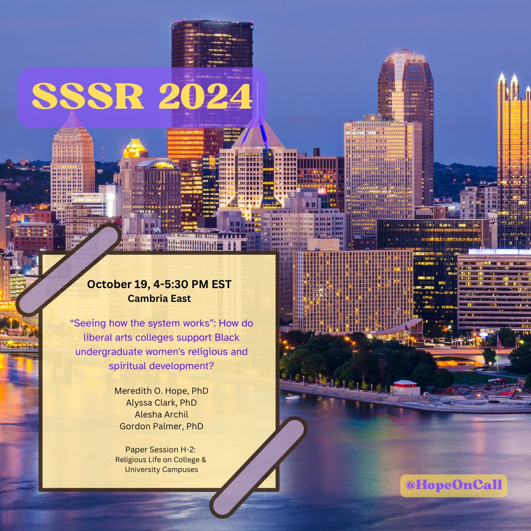 Finalizing preparations for #SSSR_RRA2024 in Pittsburgh! Excited to "speak on it" when it comes to religion &amp; spirituality for Black women! Y'all come through! Hope to see you there!